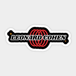 Leonard Cohen // Ring Sticker